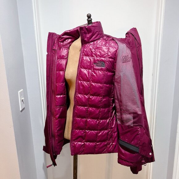 The North Face ThermoBall Eco Snow TriClimate Jacket Boysenberry Purple Size M - Picture 7 of 12